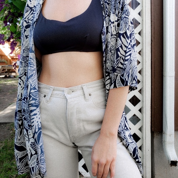 90’s 801 Khaki Black Tab Levi's ivory denim frayed jeans high rise wide leg - Picture 1 of 11